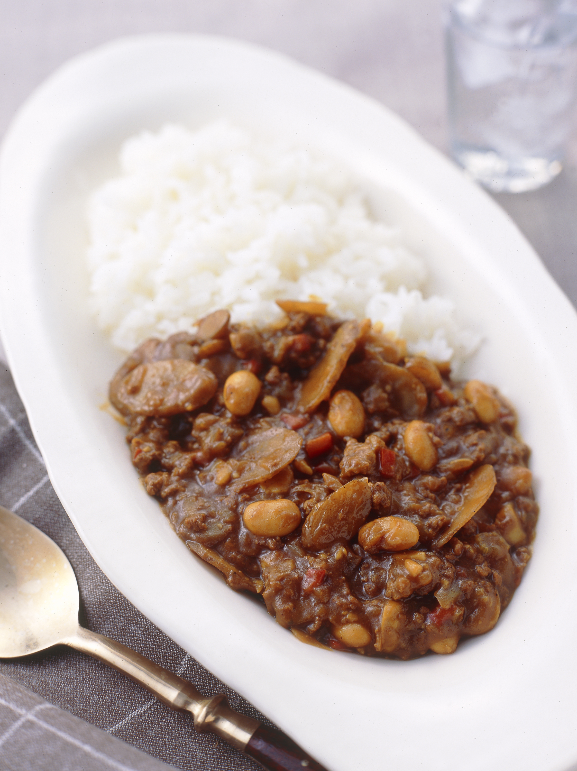 大豆とごぼうのカレー